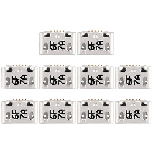 / X6s Plus 10pcs Charging Port Connector – Durable Build, Easy to Use, For Vivo X6s For Vivo X6s