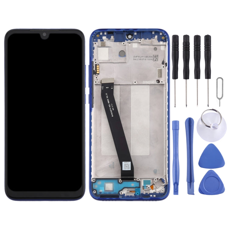 LCD Screen and Digitizer Full Assembly with Frame for Xiaomi Redmi 7 – Durable Build, Easy to Use, For Xiaomi Redmi 7