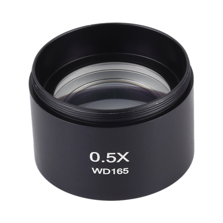 Stereo Microscopes Auxiliary Objective Lens Barlow Lens Magnifier 0.5X WD165, 0.5X WD165 – Durable Build, Easy to Use 0.5X WD165
