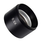 Stereo Microscopes Auxiliary Objective Lens Barlow Lens Magnifier 0.5X WD165, 0.5X WD165 – Durable Build, Easy to Use