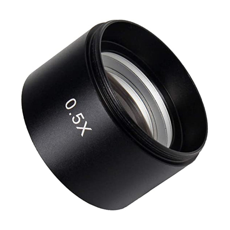 Stereo Microscopes Auxiliary Objective Lens Barlow Lens Magnifier 0.5X WD165, 0.5X WD165 – Durable Build, Easy to Use