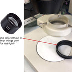 Stereo Microscopes Auxiliary Objective Lens Barlow Lens Magnifier 0.5X WD165, 0.5X WD165 – Durable Build, Easy to Use