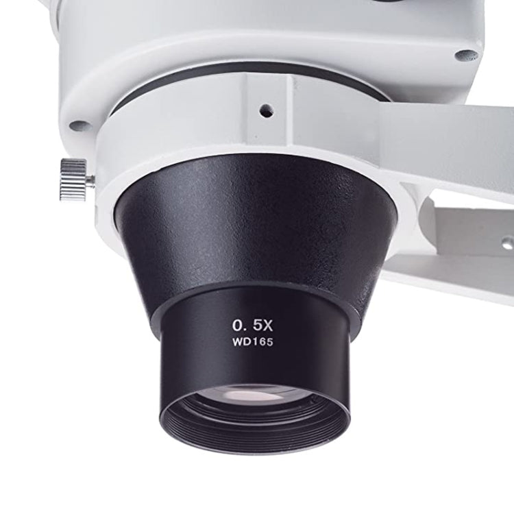 Stereo Microscopes Auxiliary Objective Lens Barlow Lens Magnifier 0.5X WD165, 0.5X WD165 – Durable Build, Easy to Use
