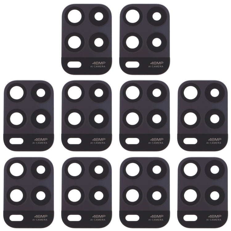 10 PCS Back Camera Lens for Xiaomi Mi 10 Lite 5G – Durable Build, Easy to Use, For Xiaomi Mi 10 Lite 5G For Xiaomi Mi 10 Lite 5G
