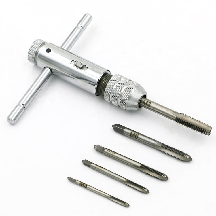 M3-M8 Adjustable Ratchet Tap Wrench and Hand Tapping Accessories, M3-M8 M3-M8