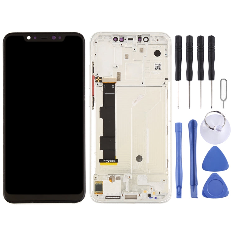 LCD Screen and Digitizer Full Assembly with Frame & Side Keys for Xiaomi Mi 8 – Durable Build, Easy to Use, For Xiaomi Mi 8, For Mi 8 (Rose Gold)