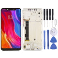 LCD Screen and Digitizer Full Assembly with Frame & Side Keys for Xiaomi Mi 8 – Durable Build, Easy to Use, For Xiaomi Mi 8, For Mi 8 (Rose Gold)