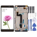 LCD Screen and Digitizer Full Assembly with Frame for Xiaomi Mi Max – Durable Build, Easy to Use, For Xiaomi Mi Max For Xiaomi Mi Max Black