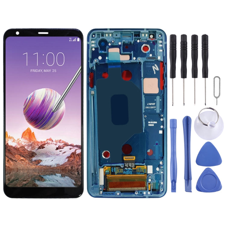 LCD Screen and Digitizer Full Assembly with Frame for LG Stylo 4 / Q Stylo 4 / Q710 / Q710MS / Q710CS – Durable Build, Easy to Use, For LG Stylo 4 / Q Stylo 4, For LG Stylo 4 / Q Stylo 4(Pink), For LG Stylo 4 / Q Stylo 4(Blue) For LG Stylo 4 Q Stylo 4(Blue) Blue