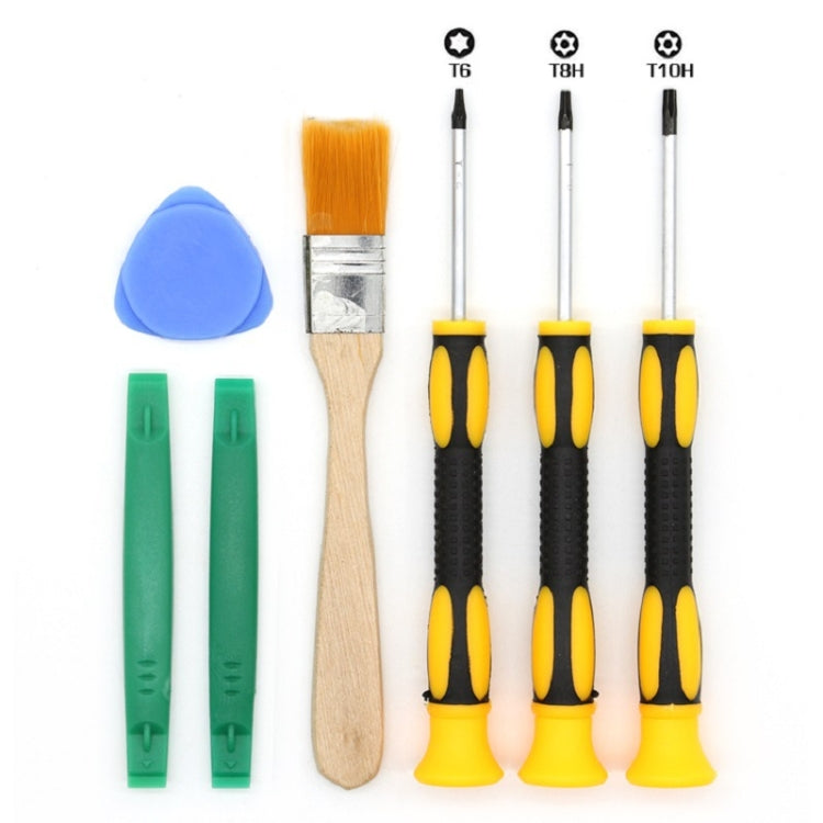 7 in 1 Opening Tool Kit Disassemble Repair with T6 / T8 / T10 Screwdrivers for Nintendo Switch / XBOX360 Game Console, T6 / T8 / T10 Screwdrivers – Durable Build, Easy to Use
