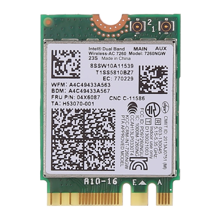 Dual Band AC1200 Wireless NGFF M.2 Wifi Card 7260NGW 7260AC Network Card for Lenovo T440 X240 B40 B50 Y40 Y70 Y50 7260AC, AC1200 – Durable Build, Easy to Use AC1200