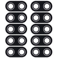 10 PCS Back Camera Lens Cover for Asus ZenFone Max Plus(M1) X018DC Pegasus 4s ZB570TL 5.7 inch (Black) – Durable Build, Easy to Use, For ZenFone 3 Deluxe ZS570KL For ZenFone 3 Deluxe ZS570KL