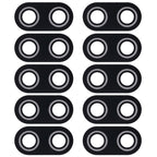 10 PCS Back Camera Lens Cover for Asus ZenFone Max Plus(M1) X018DC Pegasus 4s ZB570TL 5.7 inch (Black) – Durable Build, Easy to Use, For ZenFone 3 Deluxe ZS570KL For ZenFone 3 Deluxe ZS570KL