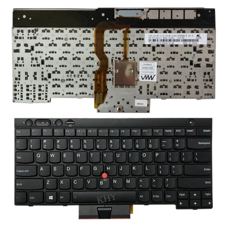 US Version English Laptop Keyboard with Pointing Sticks for Lenovo IBM Thinkpad L430 / T430 / T430i / T430S, Teclado 04X1315 / 04X1201 / 04X1277 / 0C01997 – Durable Build, Easy to Use, For Thinkpad L430 (US) For Thinkpad L430 (US)