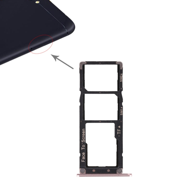 2 SIM Card Tray + Micro SD Card Tray for Asus Zenfone 4 Max ZC554KL – 4K, For Asus ZC554KL, For Asus ZC554KL (2 SIM) For Asus ZC554KL (2 SIM) Rose Gold