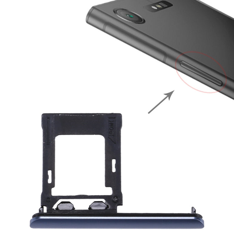 SIM / Micro SD Card Tray, Double Tray for Sony Xperia XZ1 – Durable Build, Easy to Use, For Xperia XZ1 (SIM / Micro SD Card), For XZ1 (SIM / Micro SD Card) For XZ1 (SIM Micro SD Card) Blue