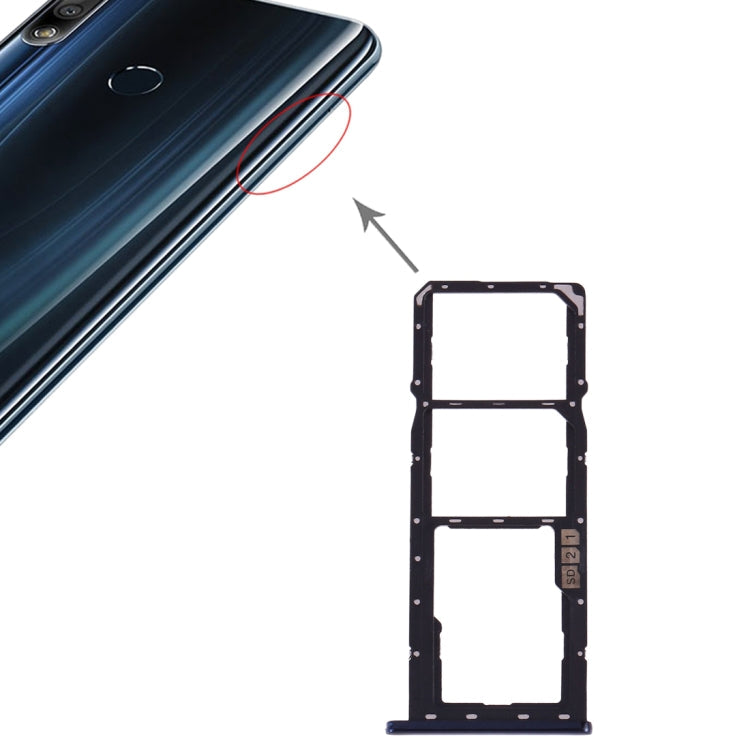 SIM Card Tray + SIM Card Tray + Micro SD Card Tray for Asus ZenFone Max Pro (M2) ZB631KL – Durable Build, Easy to Use, For Asus ZB631KL For Asus ZB631KL Blue