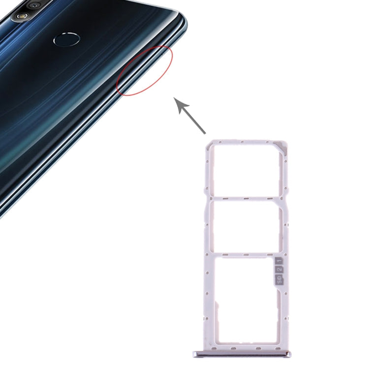 SIM Card Tray + SIM Card Tray + Micro SD Card Tray for Asus ZenFone Max Pro (M2) ZB631KL – Durable Build, Easy to Use, For Asus ZB631KL For Asus ZB631KL Silver