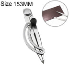 Carbon Steel Head Spacing Gauge Compasses Industrial Leather Side Liner Tool, Length: 153mm, Length: 153mm Length: 153mm