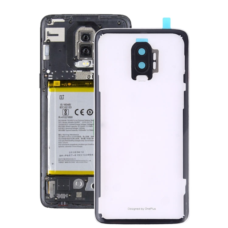 Battery Back Cover with Camera Lens Frame – Durable Build, Easy to Use, For OnePlus 6T For OnePlus 6T
