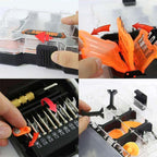 JAKEMY JM-8158 34 in 1 Multipurpose Screwdriver Set Hardware Repair Tool, JM-8158 – Aluminum Alloy