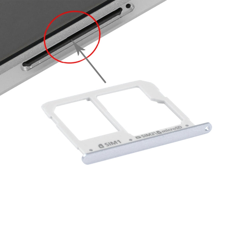 For A3(2016) / A3100 & A5(2016) / A5100 & A7(2016) / A7100 SIM Card Tray and Micro SD Card Tray, For Samsung Galaxy A3(2016) / A3100 & A5(2016) / A5100 & A7(2016) / A7100 For Samsung Galaxy A3(2016) A3100 & A5(2016) A5100 & A7(2016) A7100 Grey