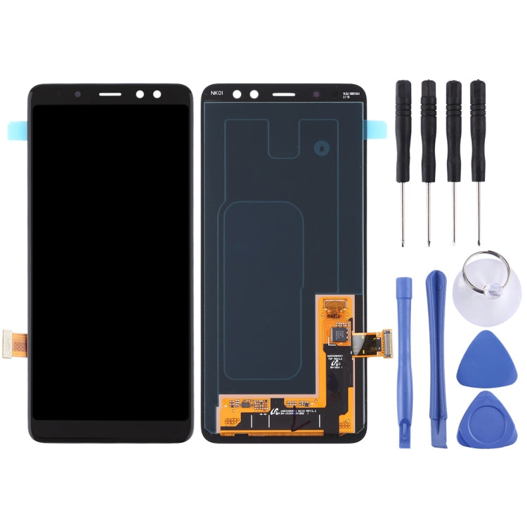 AMOLED LCD Screen for Galaxy A8 (2018) / A5 (2018) / A530 with Digitizer Full Assembly (Black), For Samsung Galaxy A8 (2018) For Samsung Galaxy A8 (2018)