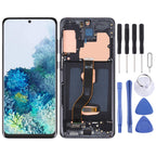Original LCD Screen and Digitizer Full Assembly with Frame for Samsung Galaxy S20+ 5G SM-G986B/G985, For Samsung Galaxy S20+ 5G, For Samsung Galaxy S20+ 5G(Dark Blue) For Samsung Galaxy S20+ 5G Black
