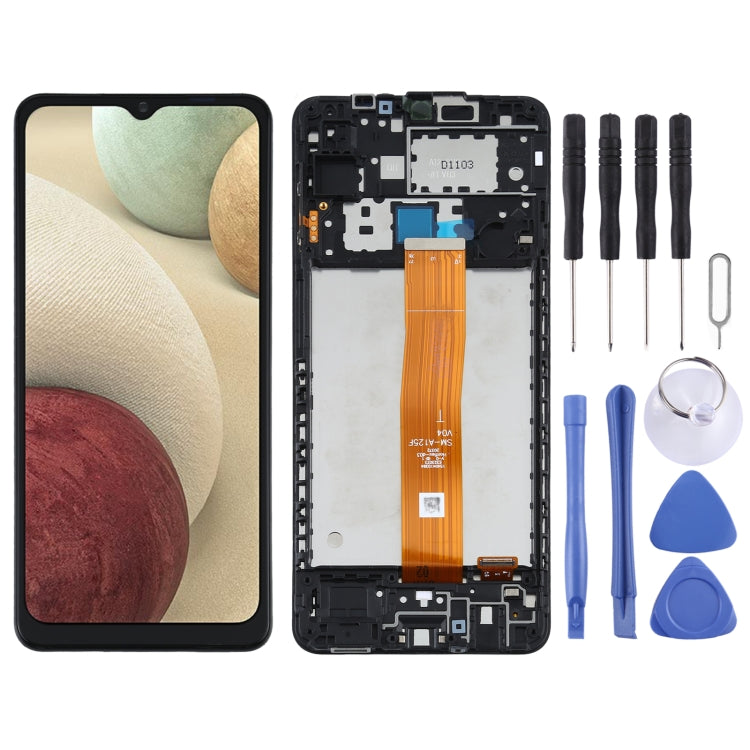 Original LCD Screen and Digitizer Full Assembly with Frame for Samsung Galaxy A12 4G SM-A125F – Durable Build, Easy to Use, For Samsung Galaxy A12 4G (Original)