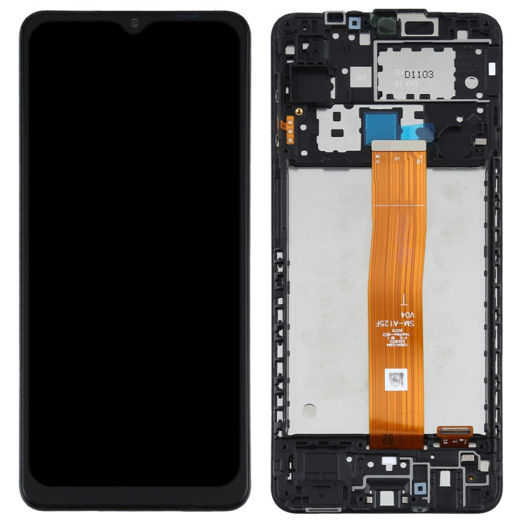Original LCD Screen and Digitizer Full Assembly with Frame for Samsung Galaxy A12 4G SM-A125F – Durable Build, Easy to Use, For Samsung Galaxy A12 4G (Original)