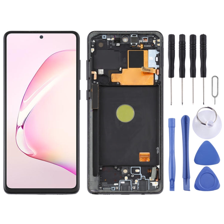 Original Super AMOLED Material LCD Screen and Digitizer Full Assembly With Frame for Samsung Galaxy Note10 Lite, For Samsung Galaxy Note10 Lite(Original) For Samsung Galaxy Note10 Lite(Original)
