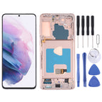 Original LCD Screen and Digitizer Full Assembly With Frame for Samsung Galaxy S21+ 5G SM-G996 – Durable Build, Easy to Use, For Samsung Galaxy S21+ 5G(Original) For Samsung Galaxy S21+ 5G(Original) Gold