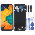 Original LCD Screen and Digitizer Full Assembly with Frame for Samsung Galaxy A30 SM-A305, For Samsung Galaxy A30(Original) For Samsung Galaxy A30(Original)