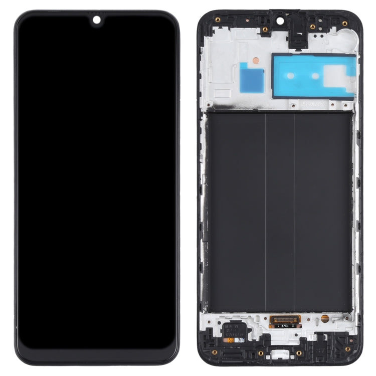 Original LCD Screen and Digitizer Full Assembly with Frame for Samsung Galaxy M30 SM-M305 – Durable Build, Easy to Use, For Samsung Galaxy M30(Original)