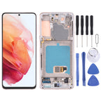 Original LCD Screen and Digitizer Full Assembly with Frame For Samsung Galaxy S21 4G/S21 5G SM-G990 SM-G991 – Durable Build, Easy to Use, For Samsung Galaxy S21 4G/S21 5G For Samsung Galaxy S21 4G S21 5G Gold