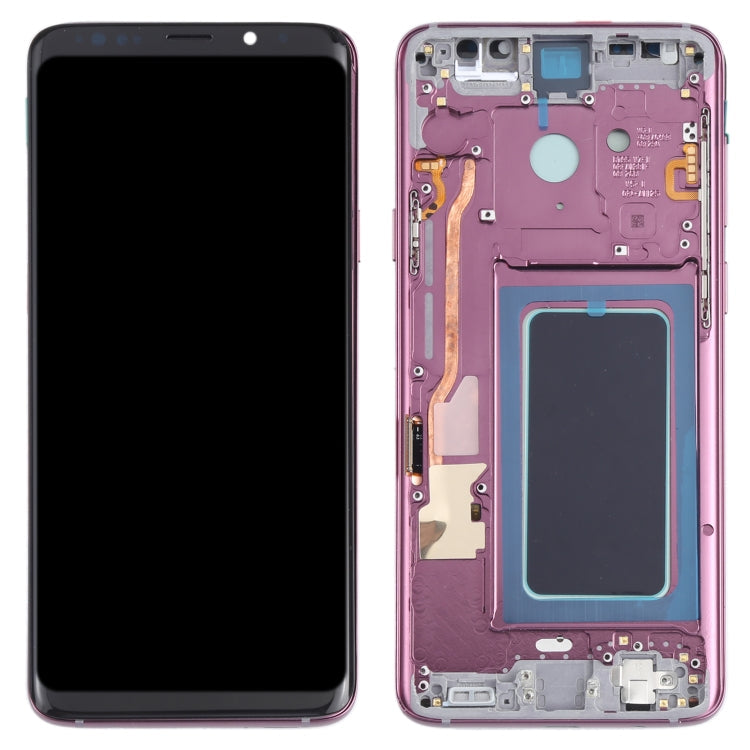 OLED Material LCD Screen and Digitizer Full Assembly with Frame for Samsung Galaxy S9+ SM-G965, For Samsung Galaxy S9+(OLED), For Samsung Galaxy S9+(OLED Material)