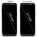 5.7 inch OLED LCD Screen For Samsung Galaxy S8 SM-G950 Digitizer Full Assembly with Frame, For Samsung Galaxy S8