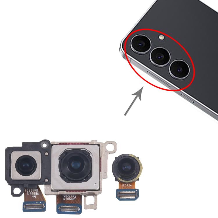 For Samsung Galaxy S25 FE SM-F731B Original Camera Set (Telephoto + Wide + Main Camera) – Durable Build, Easy to Use, For Samsung Galaxy S25 FE(Original)