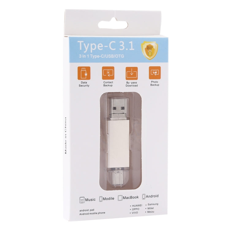 For Type-C Smartphones & PC Computer, 128GB – Magnetic