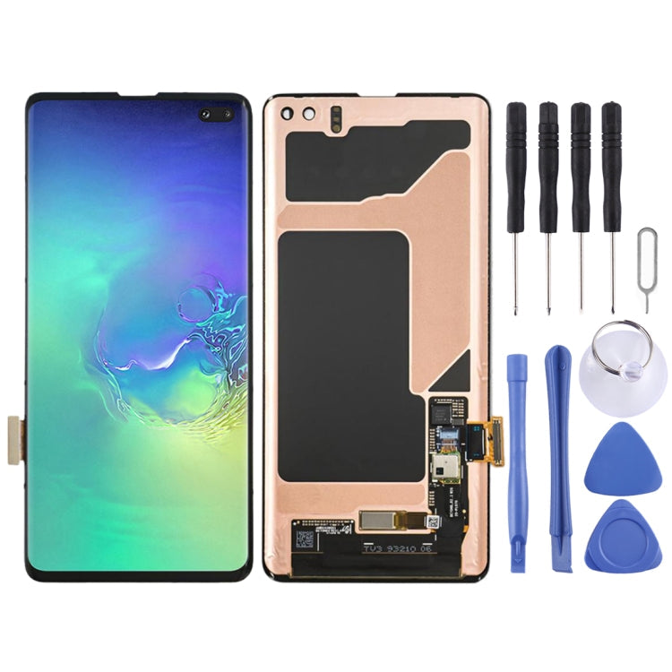 LCD Screen and Digitizer Full Assembly for Galaxy S10+ – Durable Build, Easy to Use, For Samsung Galaxy S10+ For Samsung Galaxy S10+