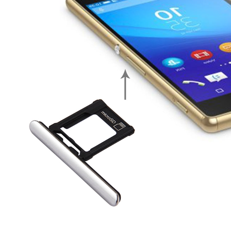 Micro SD Card Tray + Card Slot Port Dust Plug for Sony Xperia XZ Premium (Single SIM Version) – Card Slot, For Xperia XZP Single SIM, For XZP Single SIM For XZP Single SIM Silver
