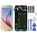 Original LCD Screen and Digitizer Full Assembly with Frame For Samsung Galaxy S6 SM-G920F, For Samsung Galaxy S6 For Samsung Galaxy S6 Gold