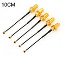 5 PCS / Set RG178 Ufl / IPX / IPEX to SMA Female Adapter Braid Cable, Length:10cm, 10cm 10cm