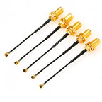 5 PCS / Set RG178 Ufl / IPX / IPEX to SMA Female Adapter Braid Cable, Length:10cm, 10cm