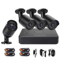 A4B5-Mini 4 Channel 720P 1.0 Mega Pixel 4 x Bullet AHD Cameras AHD DVR Kit, Support Night Vision / Motion Detection, IR Distance: 20m, A4B5-Mini Kit A4B5-Mini Kit