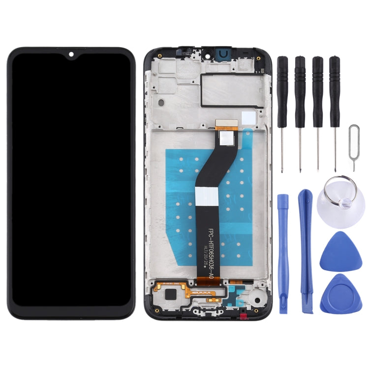 LCD Screen and Digitizer Full Assembly With Frame for Motorola Moto G8 Power Lite – Durable Build, Easy to Use, For Moto G8 Power Lite