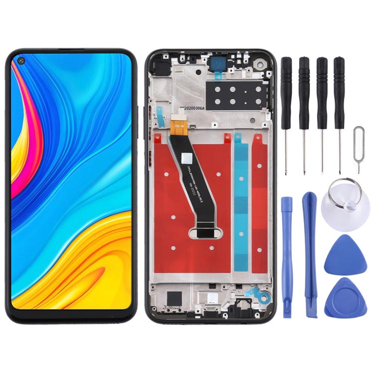 LCD Screen and Digitizer Full Assembly with Frame for Huawei P40 Lite E – Durable Build, Easy to Use, For Huawei P40 Lite E For Huawei P40 Lite E