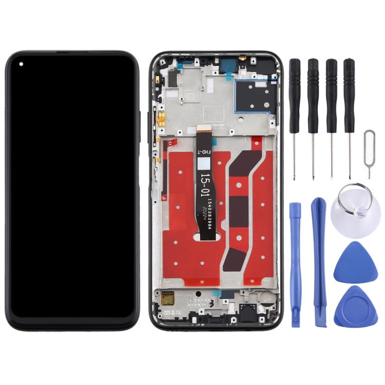 LCD Screen and Digitizer Full Assembly with Frame for Huawei P40 Lite – Durable Build, Easy to Use, For Huawei P40 Lite