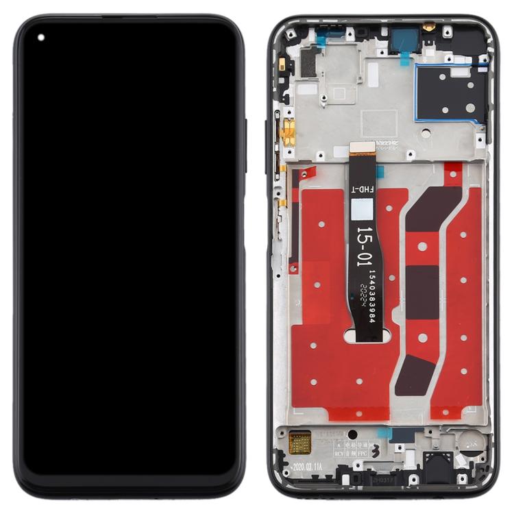 LCD Screen and Digitizer Full Assembly with Frame for Huawei P40 Lite – Durable Build, Easy to Use, For Huawei P40 Lite