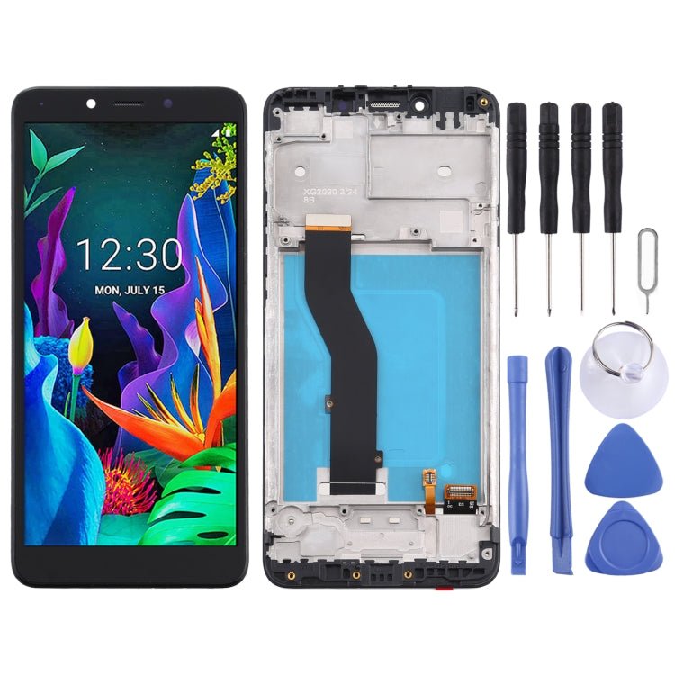 LCD Screen and Digitizer Full Assembly With Frame for LG K20 (2019) LM-X120EMW LMX120EMW LM-X120 – Durable Build, Easy to Use, For LG K20 (2019)